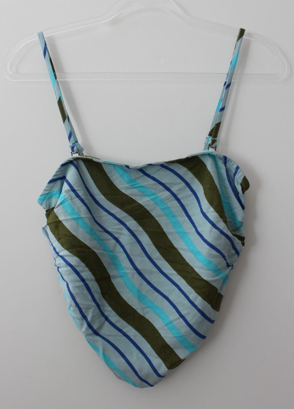 Roxy Womens Wild At Heart Top tratosphere Wavy Lady Stripe Size S NWT